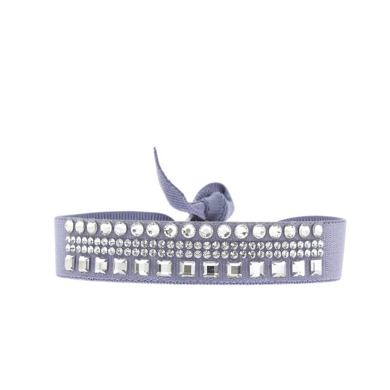 Rhinestone trio bracelet