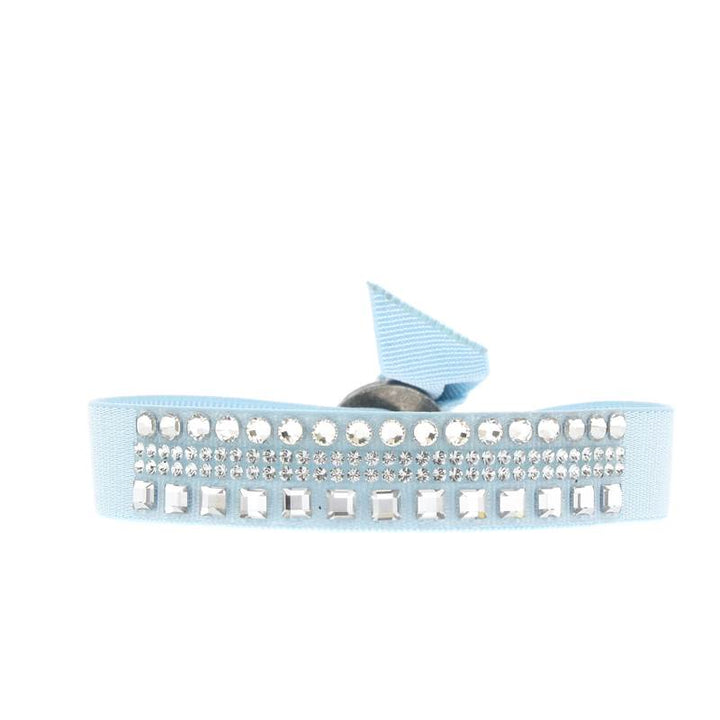 Rhinestone trio bracelet