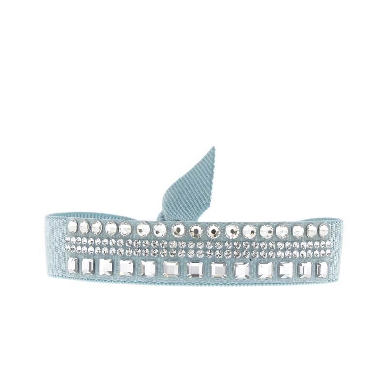 Rhinestone trio bracelet