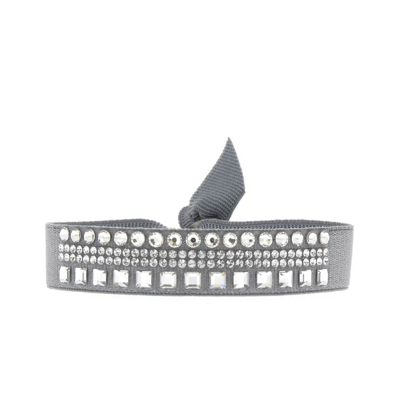 Rhinestone trio bracelet