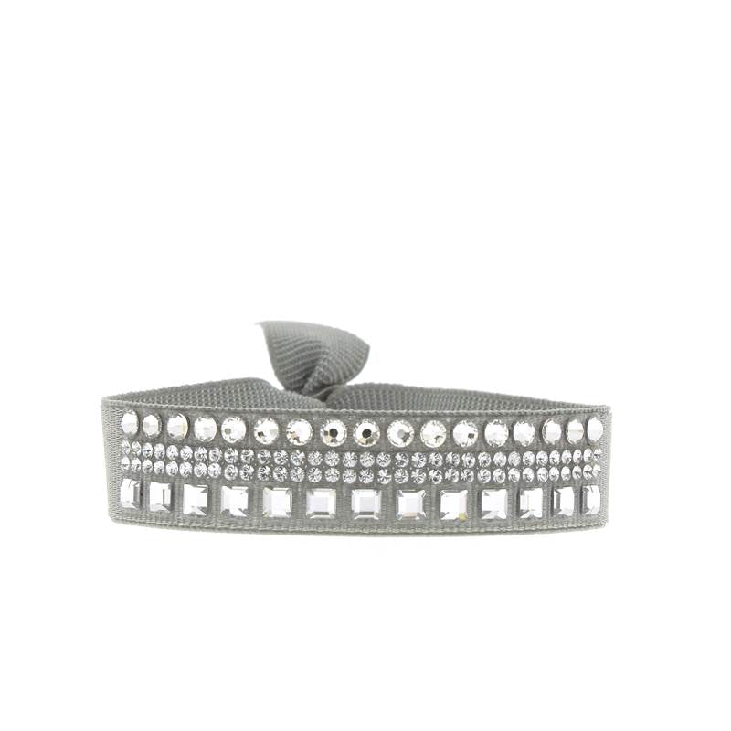 Rhinestone trio bracelet