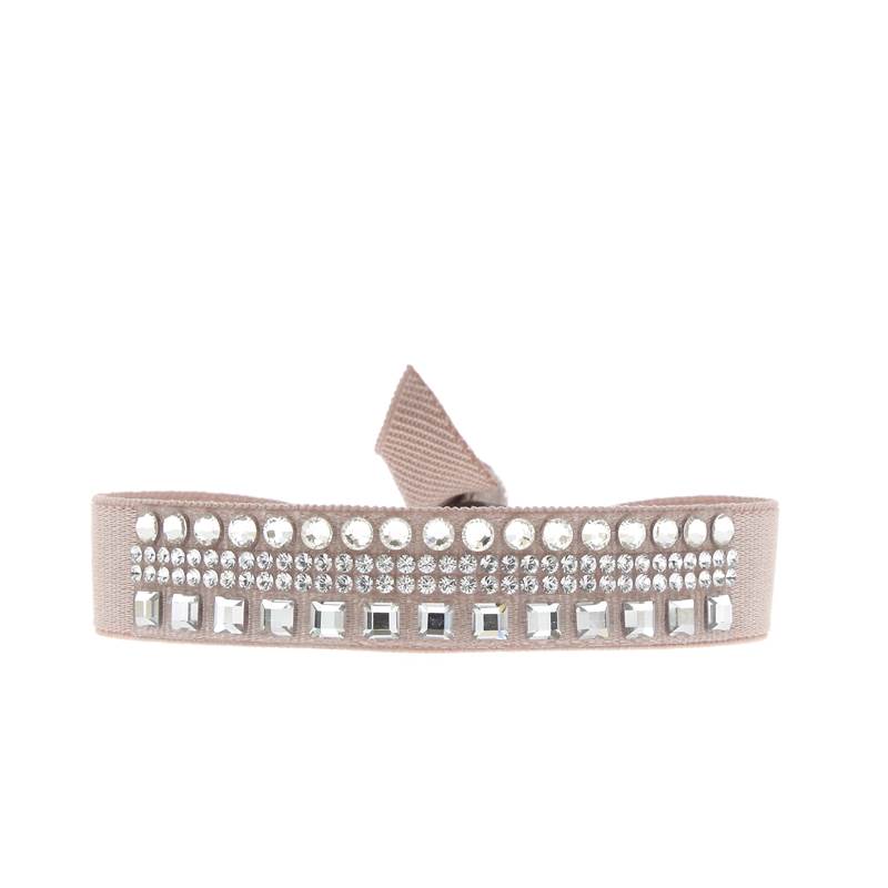 Rhinestone trio bracelet