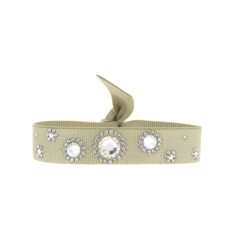 Rhinestone bubble bracelet