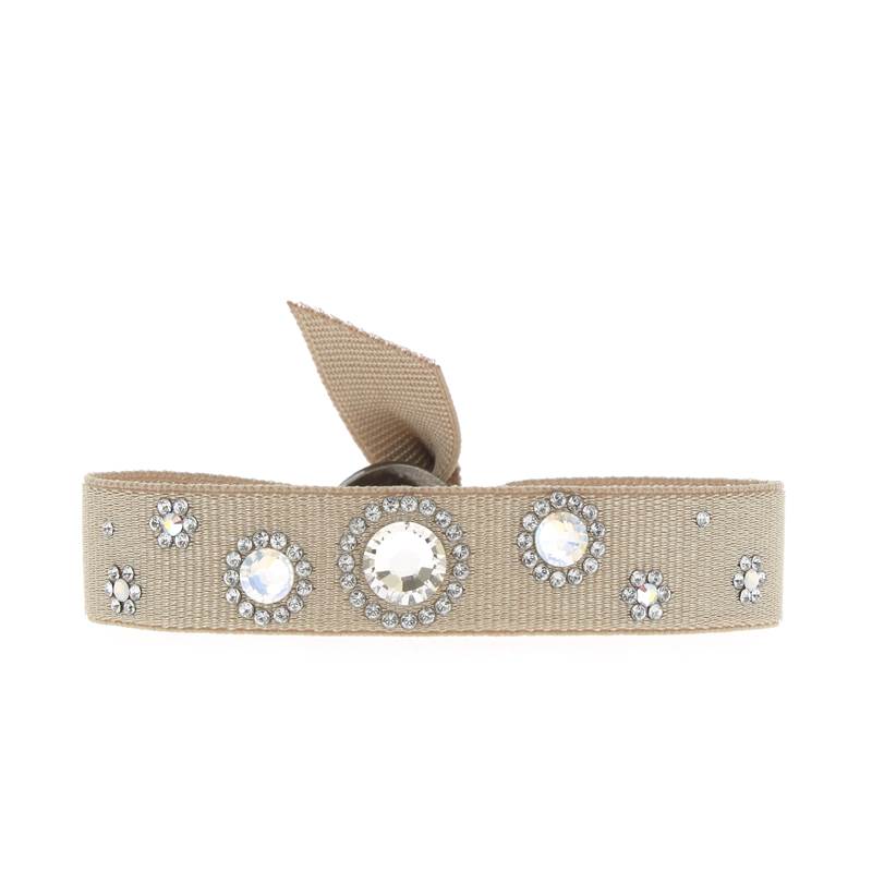 Rhinestone bubble bracelet