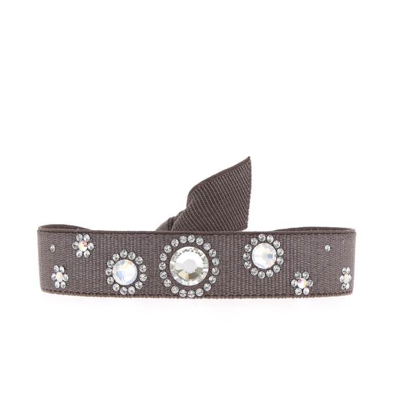 Rhinestone bubble bracelet