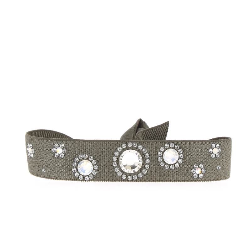 Rhinestone bubble bracelet