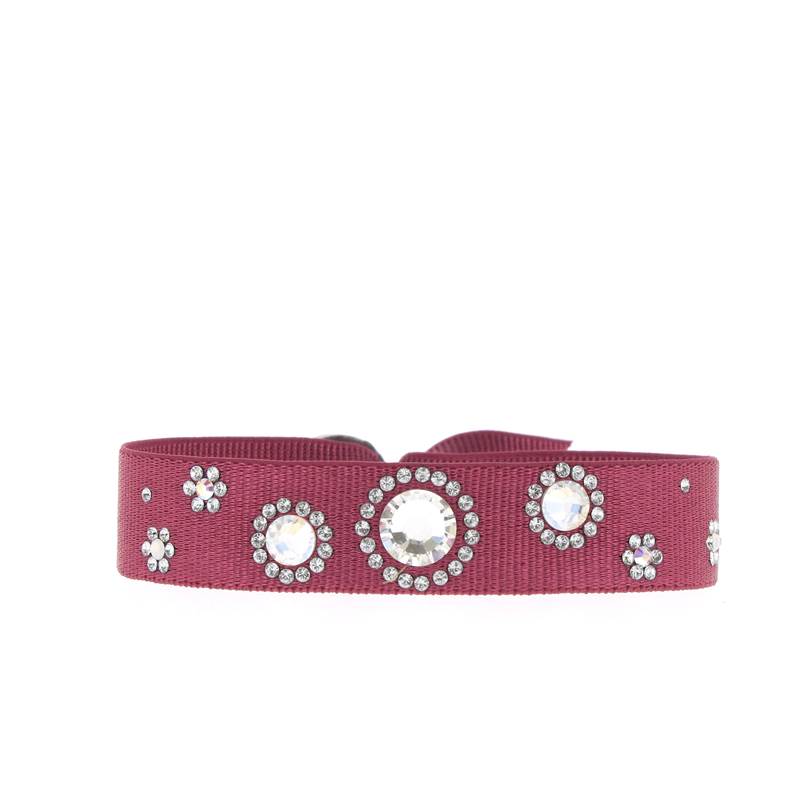 Rhinestone bubble bracelet