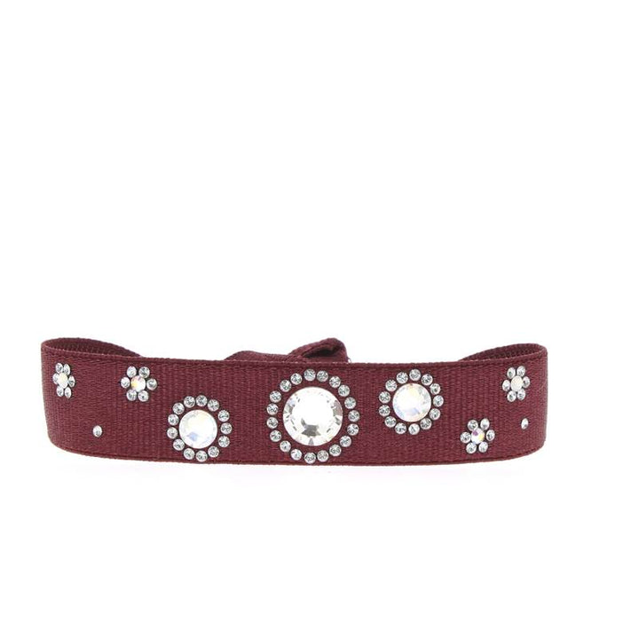 Rhinestone bubble bracelet