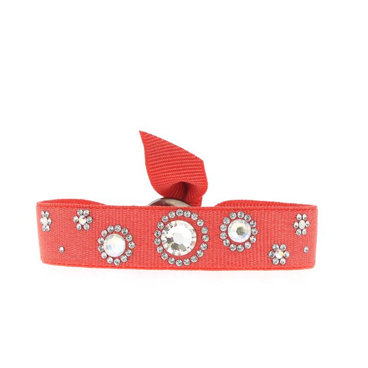 Rhinestone bubble bracelet