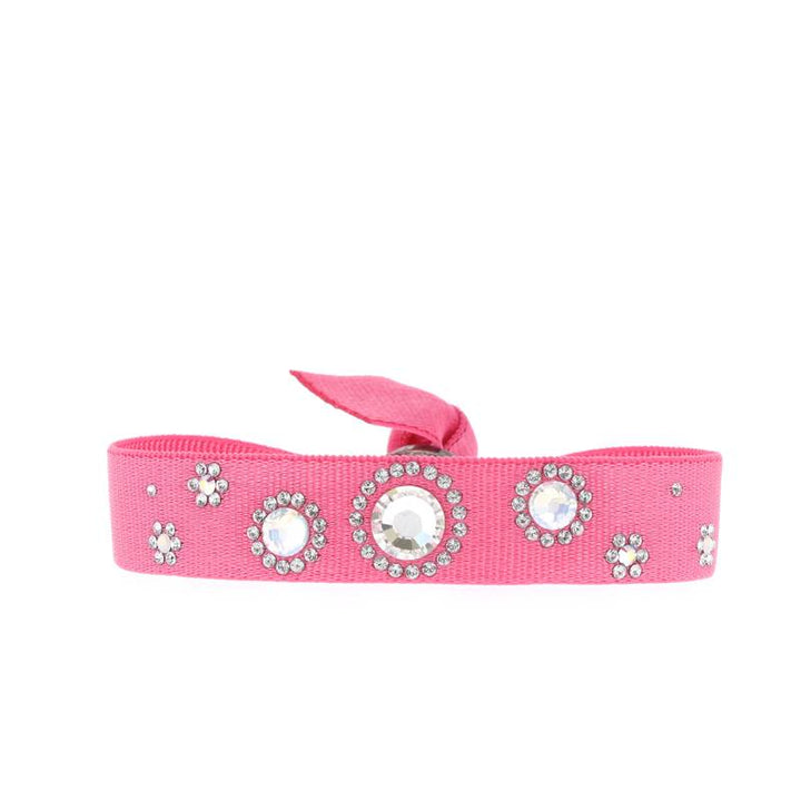 Rhinestone bubble bracelet