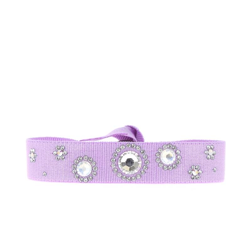 Rhinestone bubble bracelet