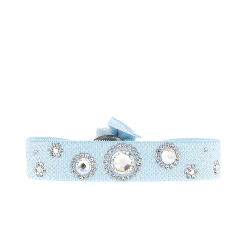 Rhinestone bubble bracelet