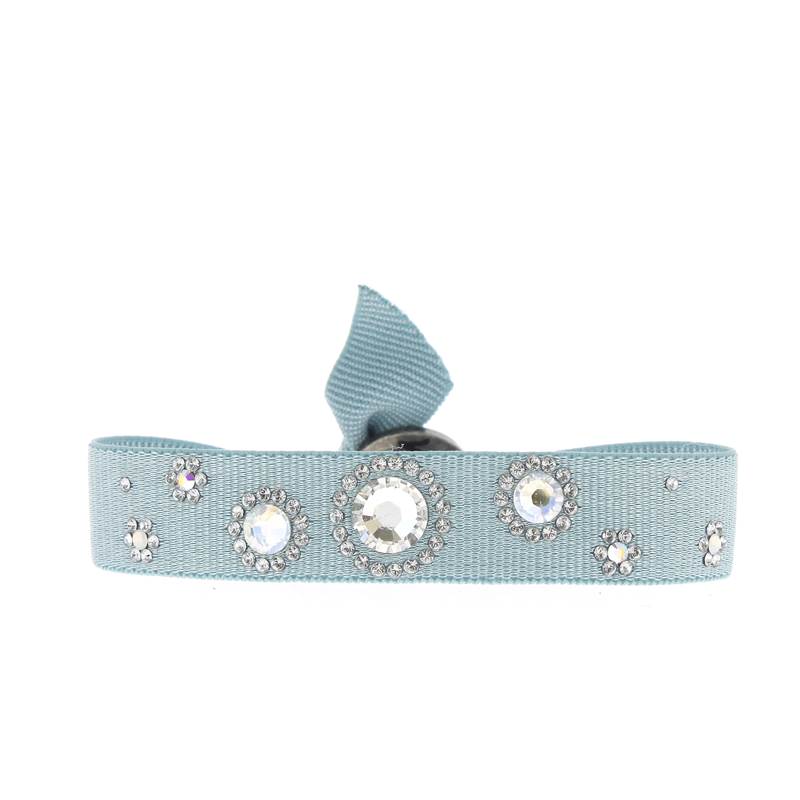 Rhinestone bubble bracelet