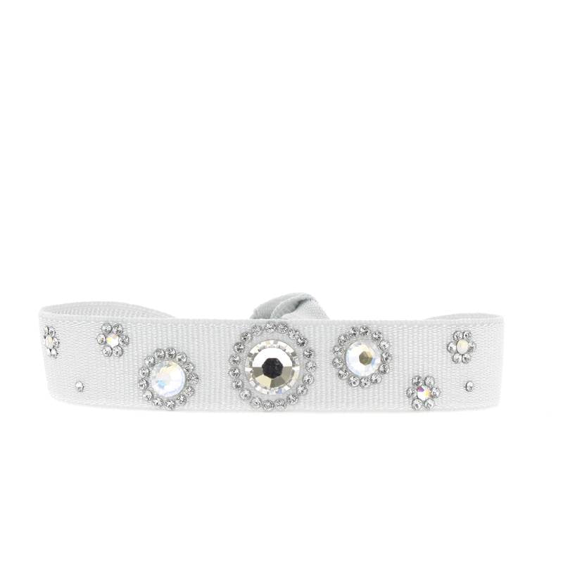 Rhinestone bubble bracelet