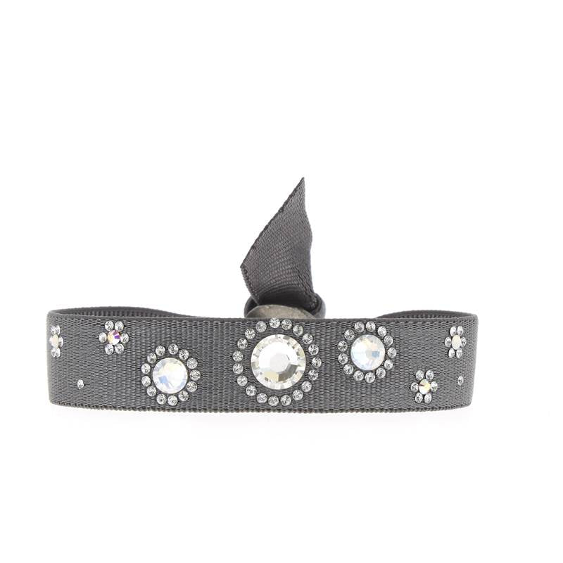 Rhinestone bubble bracelet