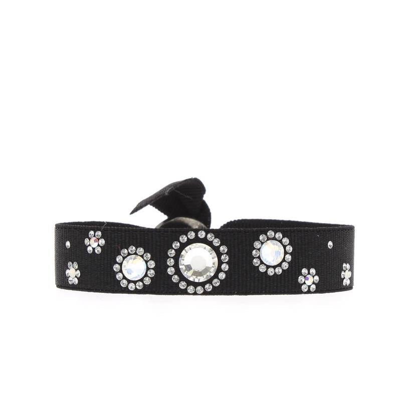 Rhinestone bubble bracelet