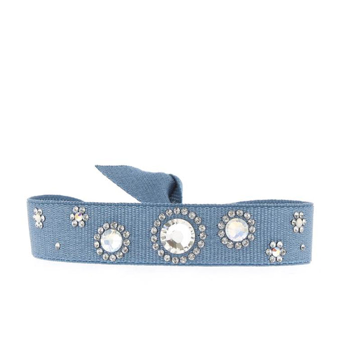 Rhinestone bubble bracelet