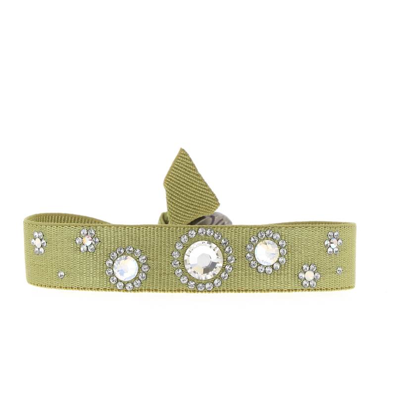 Rhinestone bubble bracelet