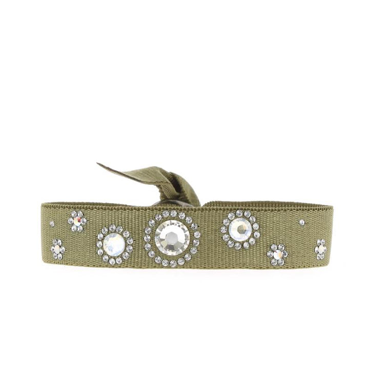 Rhinestone bubble bracelet