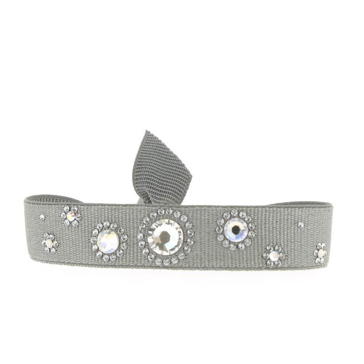 Rhinestone bubble bracelet