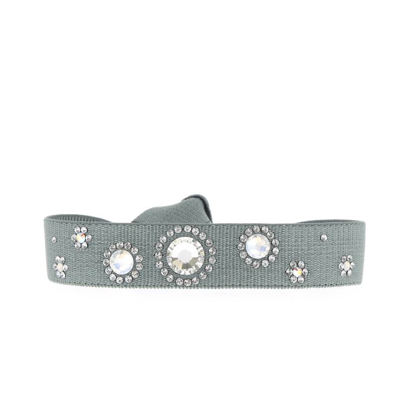 Rhinestone bubble bracelet