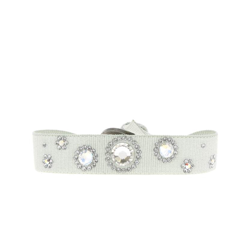 Rhinestone bubble bracelet