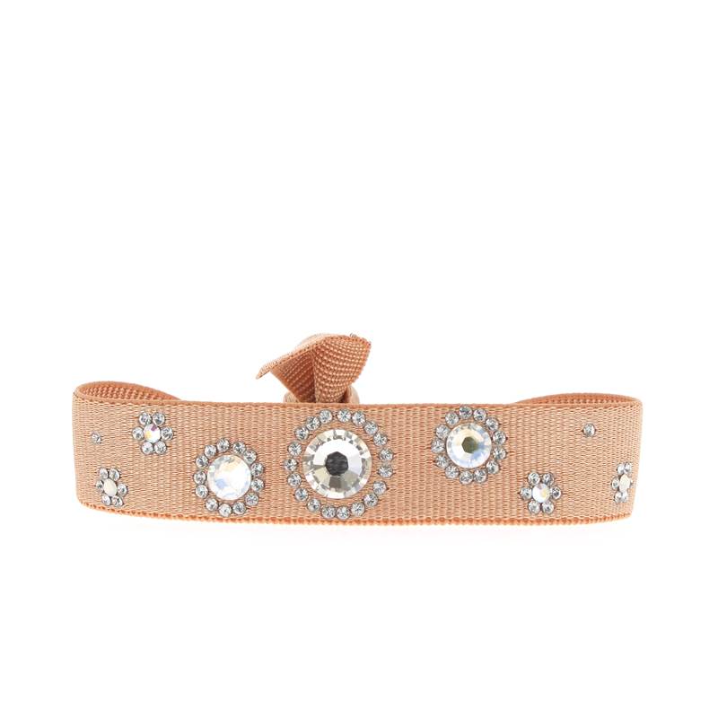 Rhinestone bubble bracelet