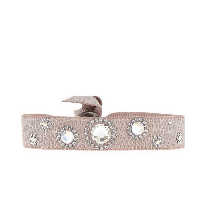 Rhinestone bubble bracelet