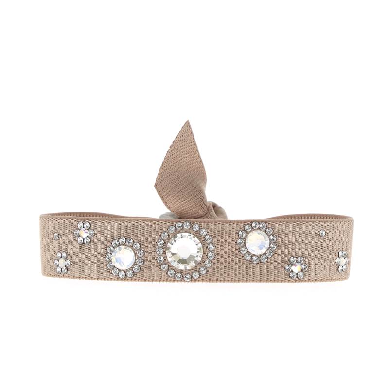 Rhinestone bubble bracelet