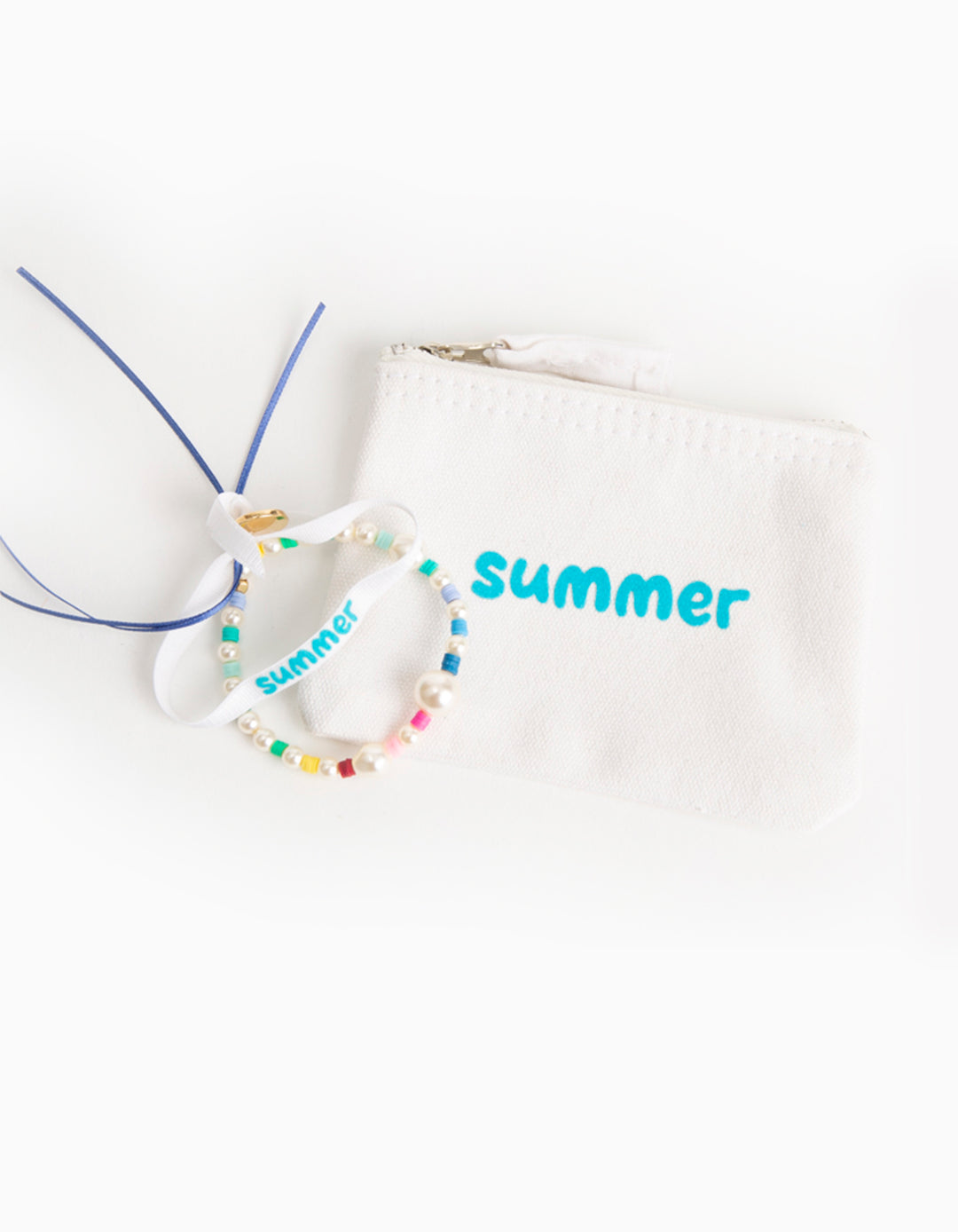 Ensemble bracelets+pochette summer