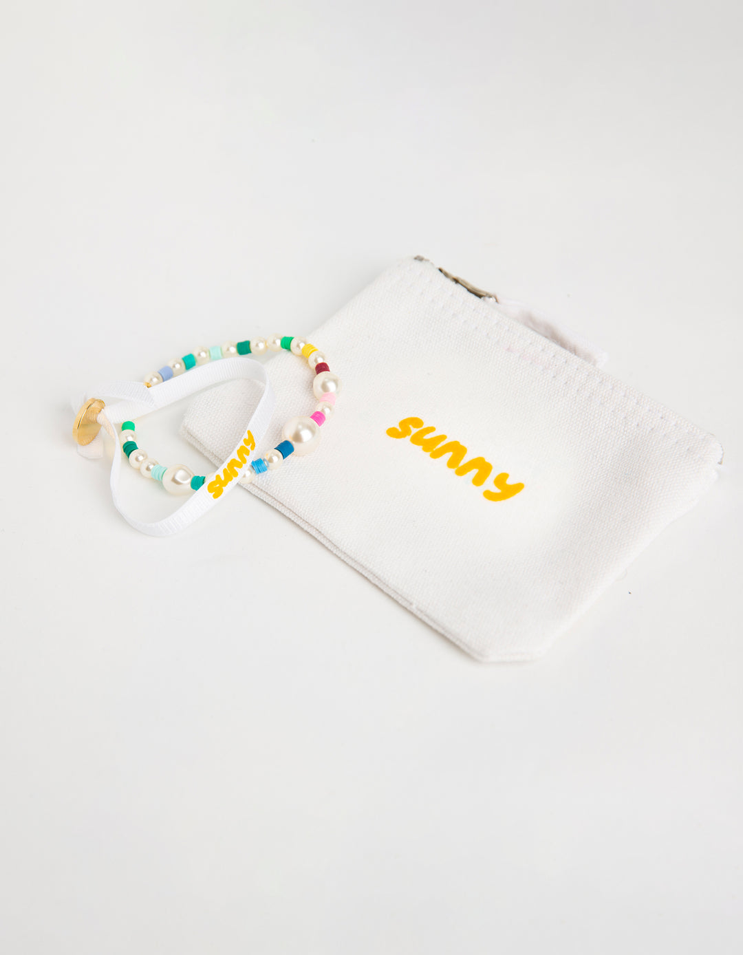 Sunny bracelets + pouch set