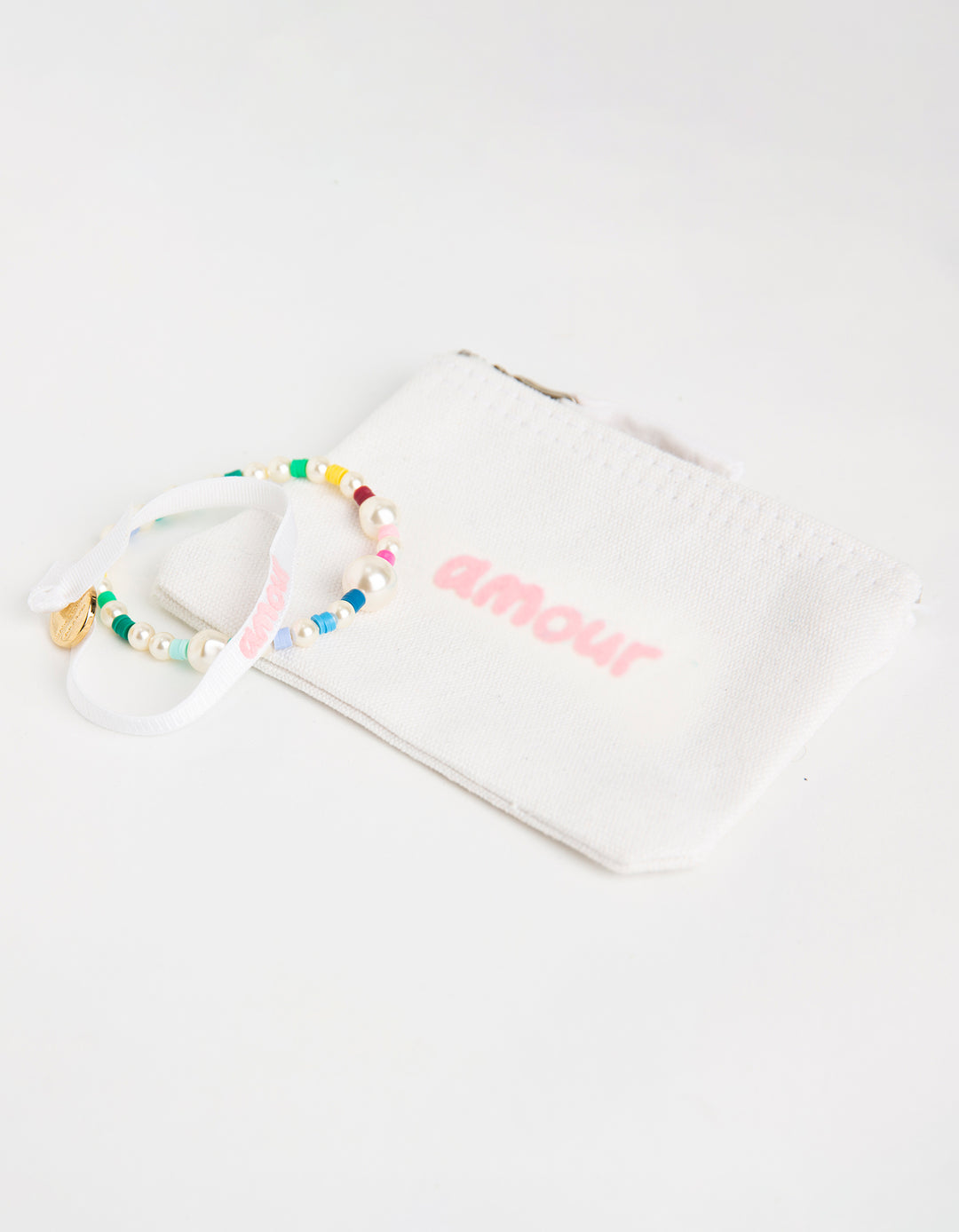 Love bracelets + pouch set