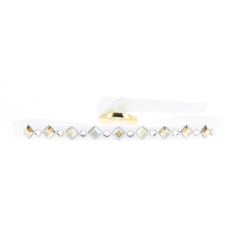 Mini diamond and rhinestone bracelet