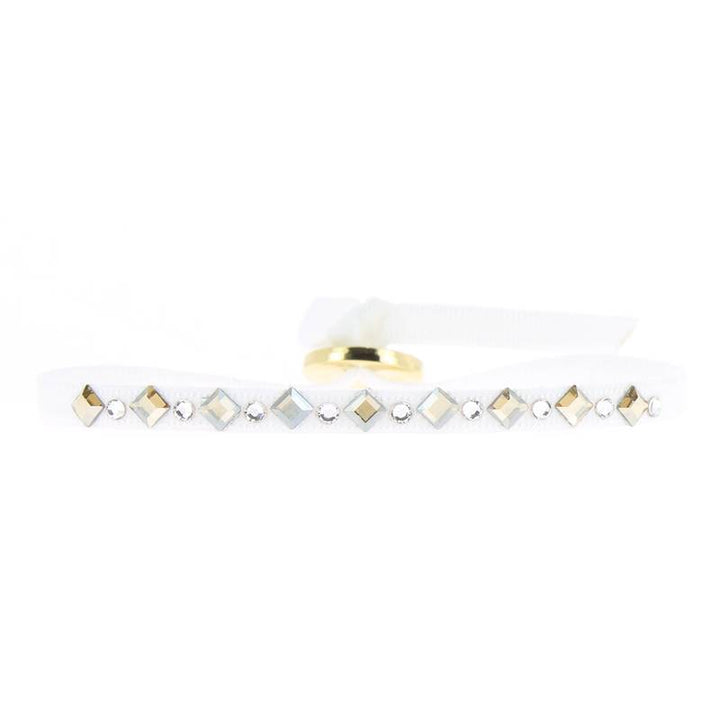 Mini diamond and rhinestone bracelet