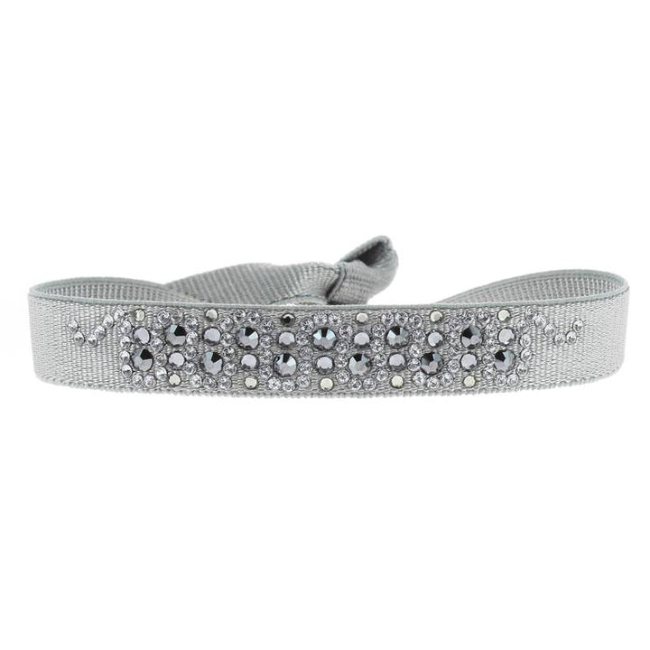 Rhinestone serpentine bracelet