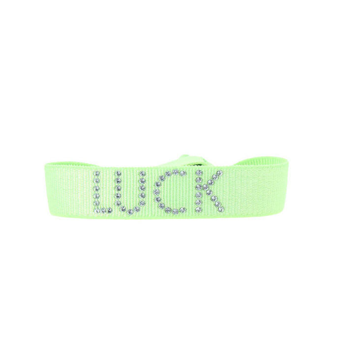 Bracelet texte luck