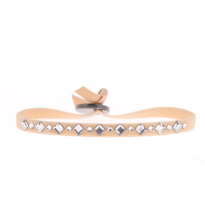 Mini diamond and rhinestone bracelet