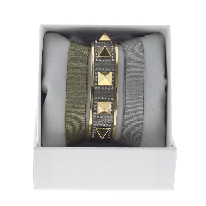 12mm pyramid ribbon bangle box