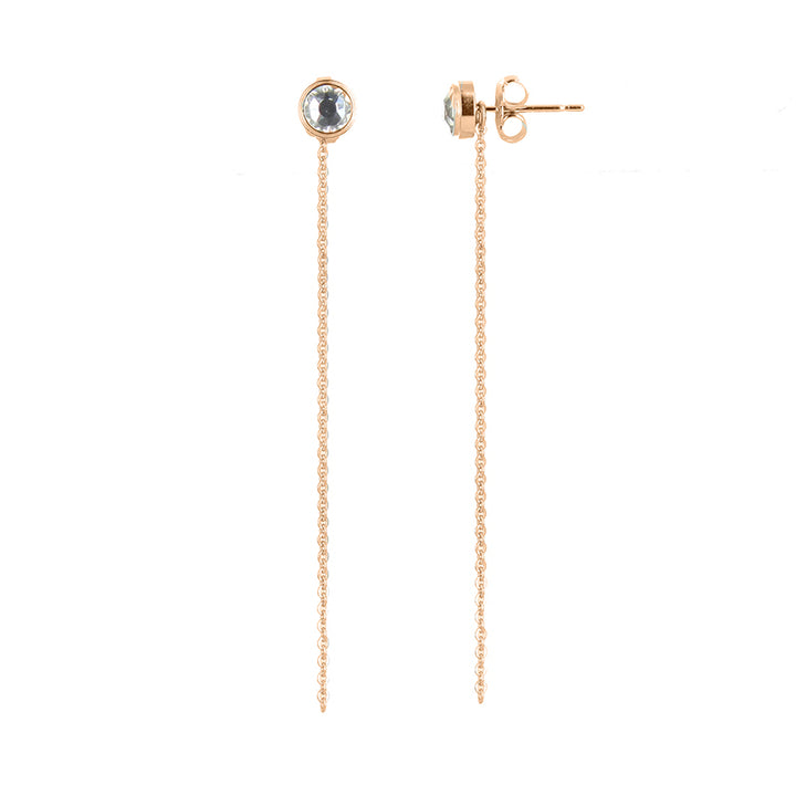 Boucles d oreilles serti pm