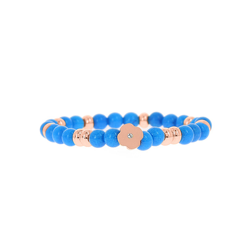 Bracelet perle forme fleur