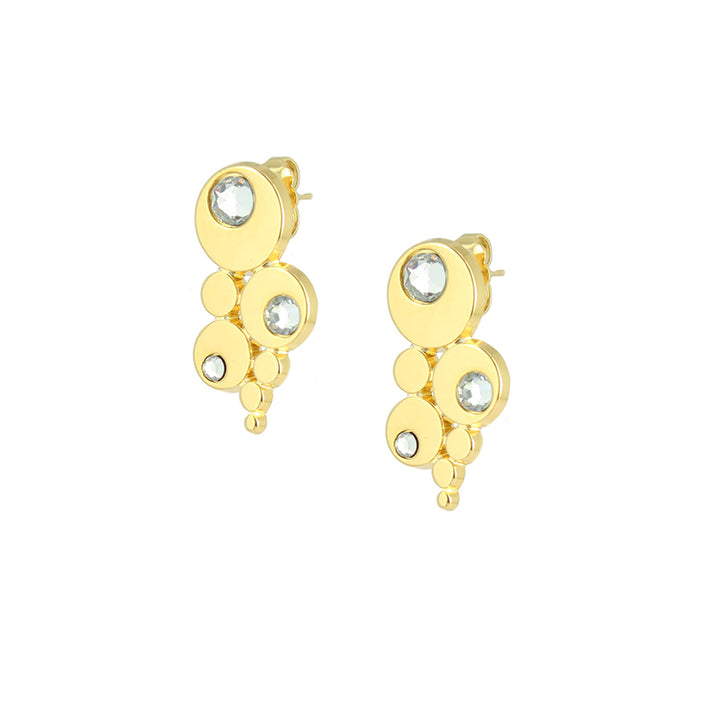 Boucles d oreilles bulle strasse