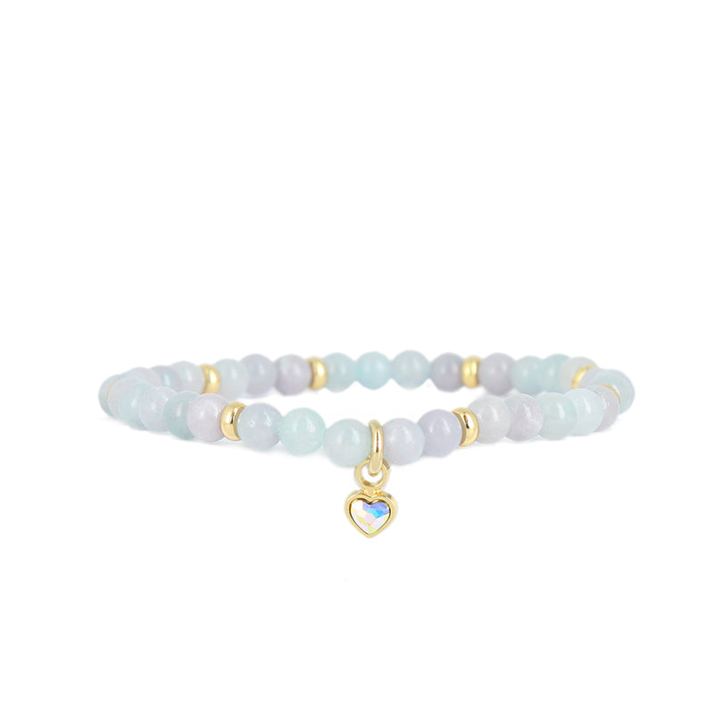 Heart pearl bracelet