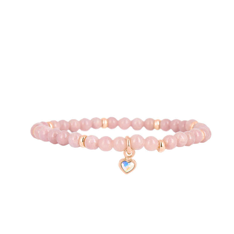 Heart pearl bracelet