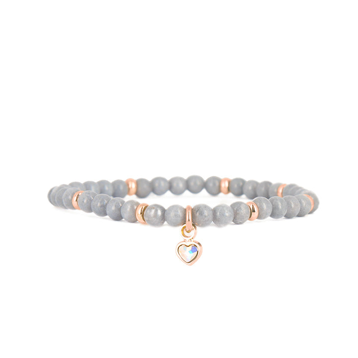 Heart pearl bracelet