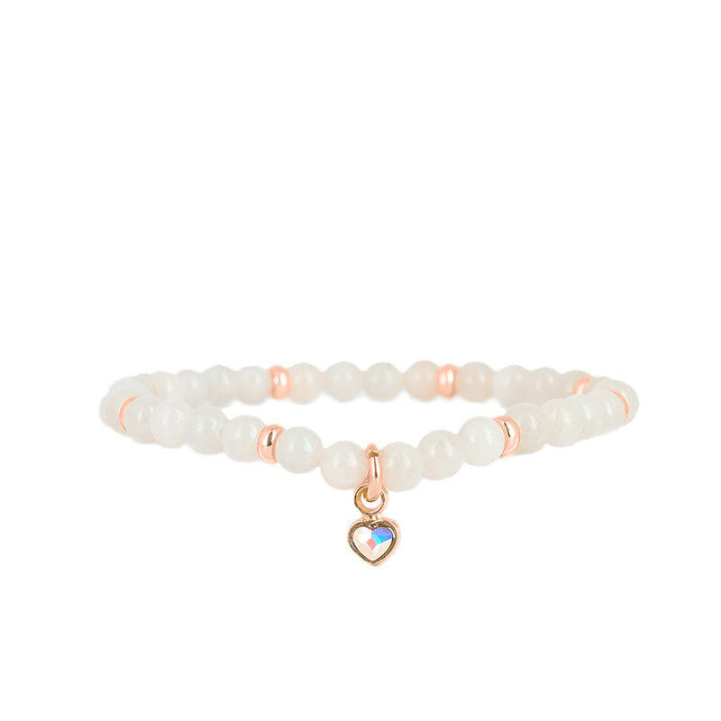 Heart pearl bracelet