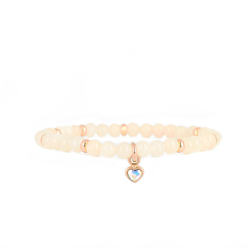 Heart pearl bracelet