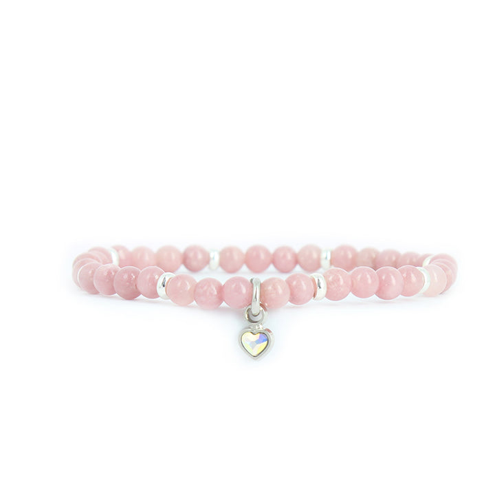 Heart pearl bracelet