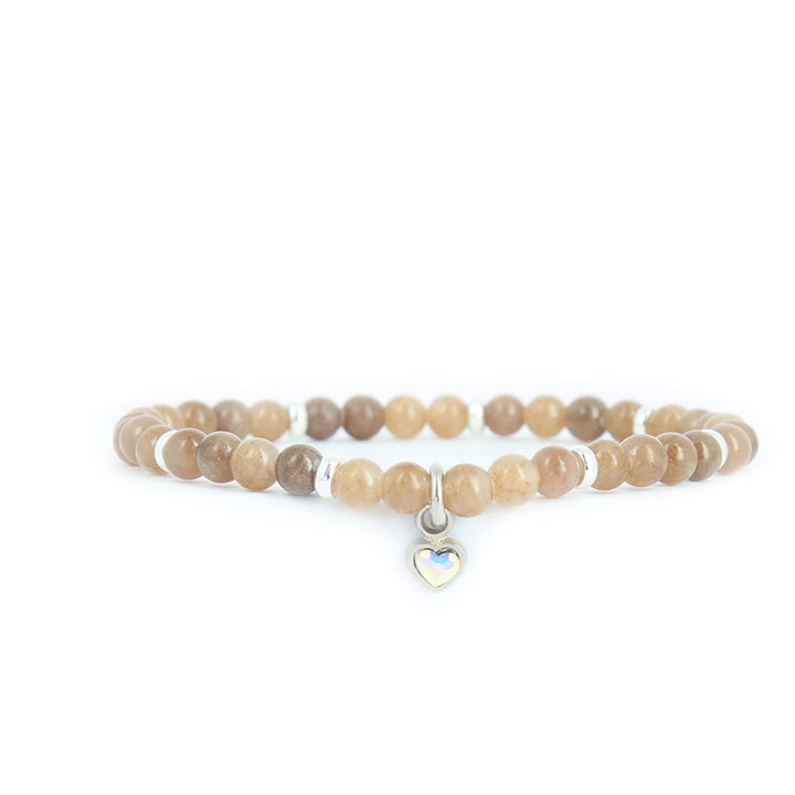 Heart pearl bracelet