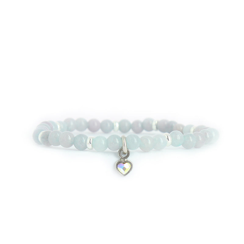 Heart pearl bracelet