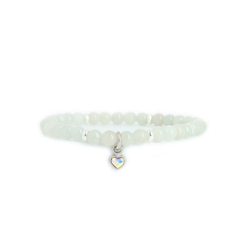 Heart pearl bracelet